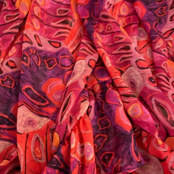 NWT Adrienne Midi Dress in Abstract Butterfly - MISA Los Angeles - Picture 5 of 5